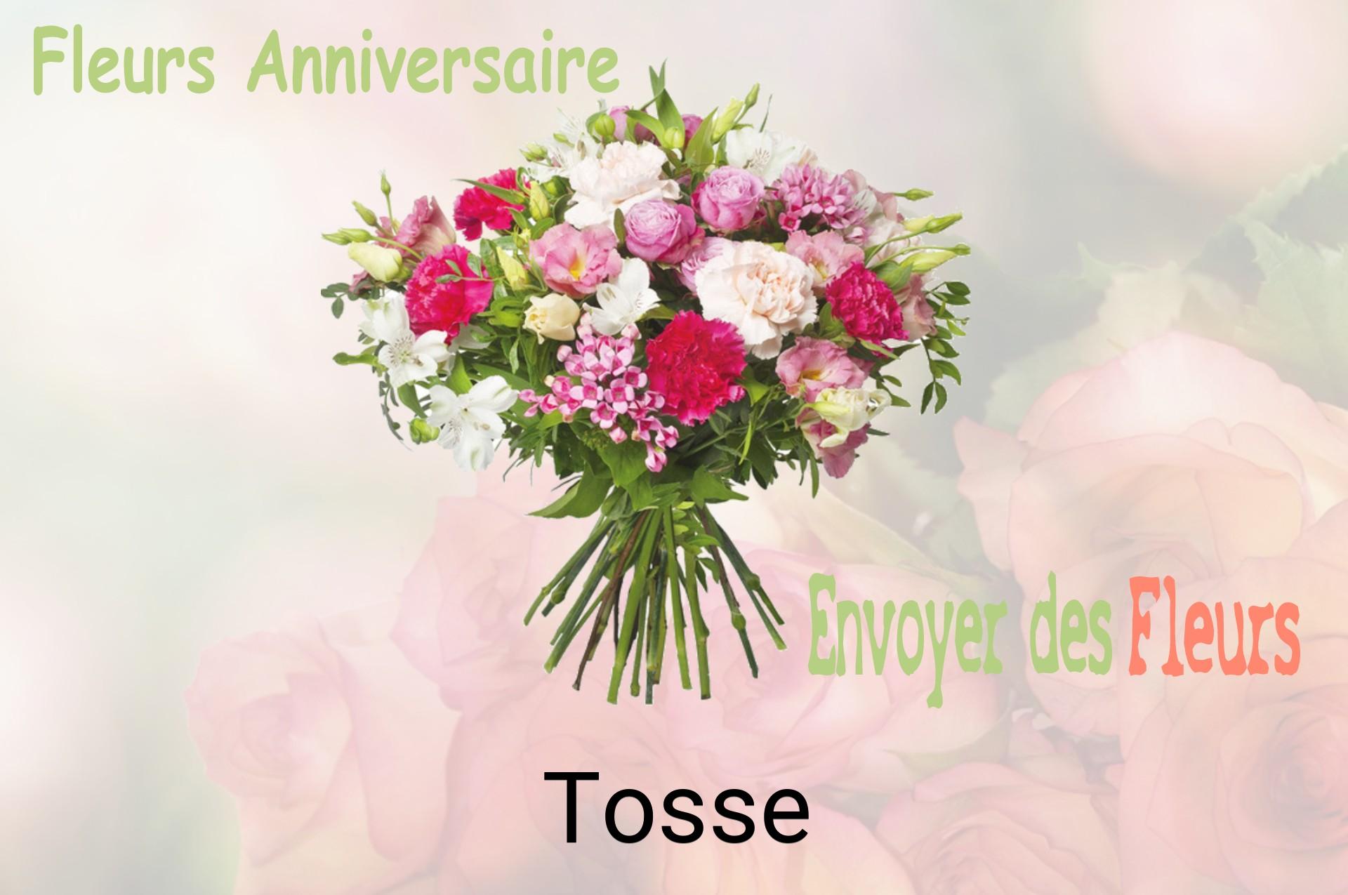 Bouquet de fleurs d’anniversaire livré à Tosse